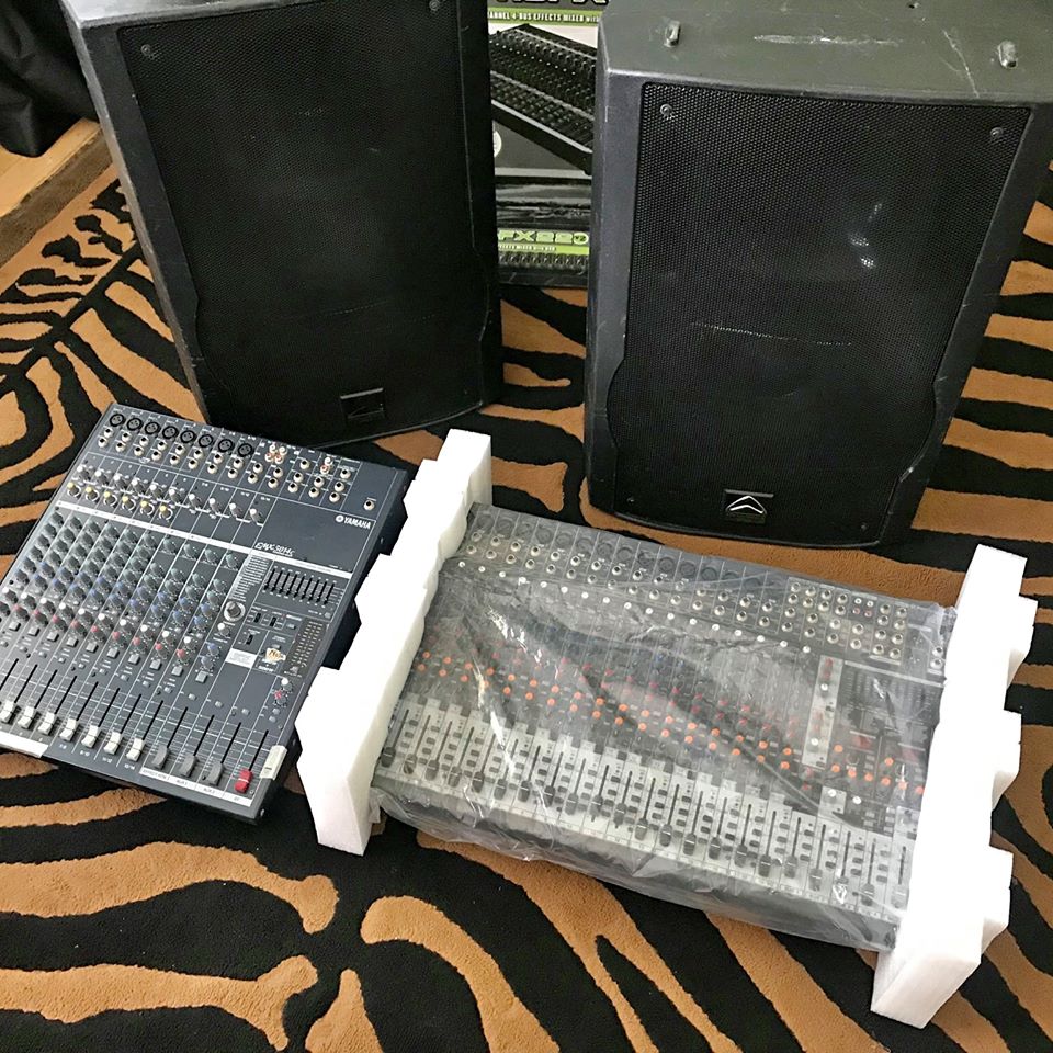 2 mixers + 2 speakers(buy all or some)